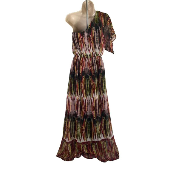 Fire Los Angeles One Shoulder Maxi Dress Size XS - Picture 2 of 10